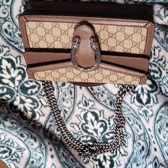 Gucci brown and tan signature charry mar handbag - Picture 3 of 16